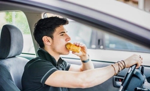  Eat While Driving