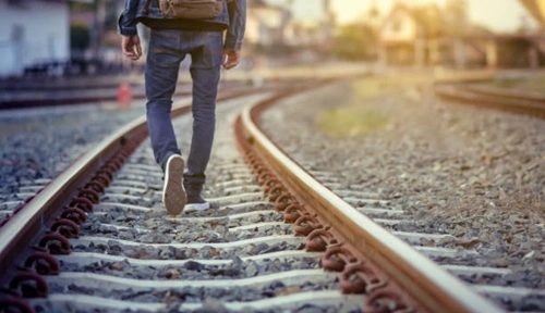 Walk on Railroad Tracks